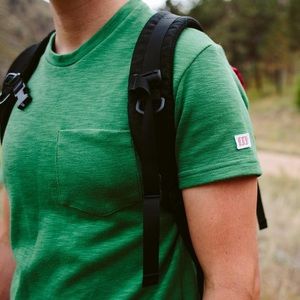 Topo Designs Unisex Pocket Tee, Like NEW!